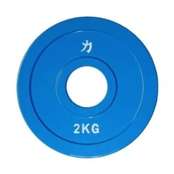 Olympia-Stahlscheiben - 0.5kg - 2.5kg Farbig -Gym Verkauf 2 kg steel blue 1