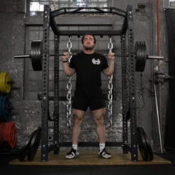 Bastard Power Bar Mit Schwarzem Chromschaft & Bronzebuchsen -Gym Verkauf BASTARD Power Black 6