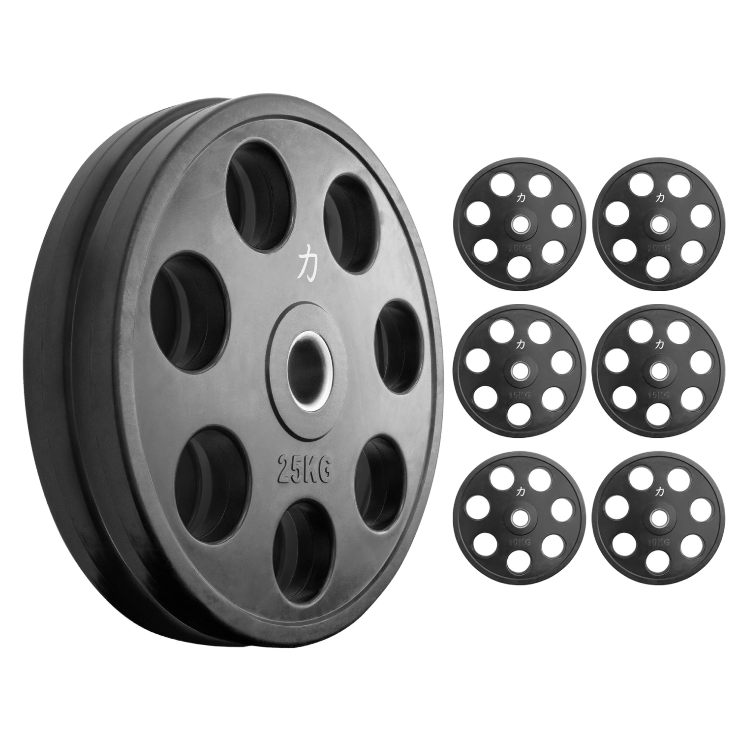 140KG Set - Gummibeschichtete Easy-Grip Hantelscheiben 3 140KG Set - Gummibeschichtete Easy-Grip Hantelscheiben
