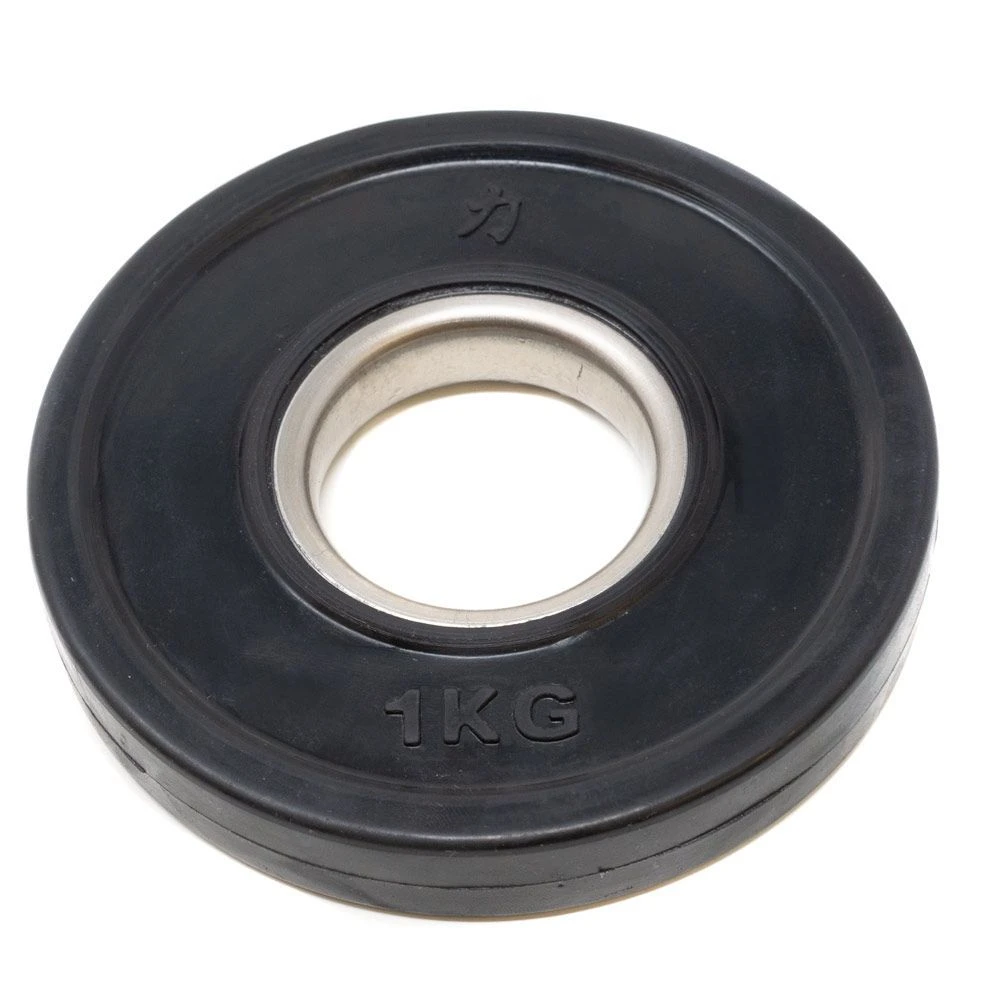 Gummierte Hantelscheiben – Schwarz 0,5-5kg 5 Gummierte Hantelscheiben – Schwarz 0,5-5kg – Bild 3