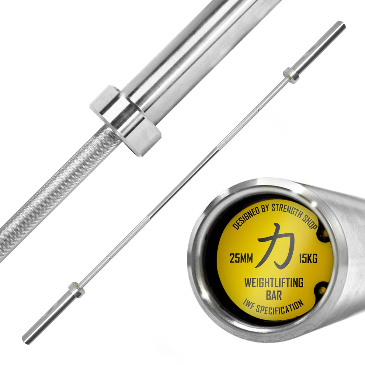 Riot Gewichtheberstange - Women's 15Kg, IWF Spezifikationen 3 Riot Gewichtheberstange - Women's 15Kg, IWF Spezifikationen