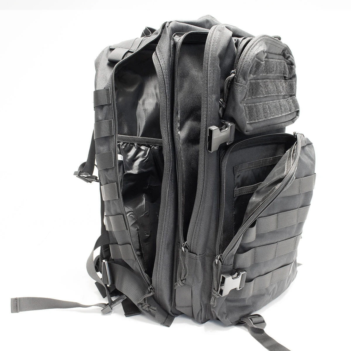 Trainingsrucksack, Schwarz & Patches 7 Trainingsrucksack, Schwarz & Patches – Bild 5