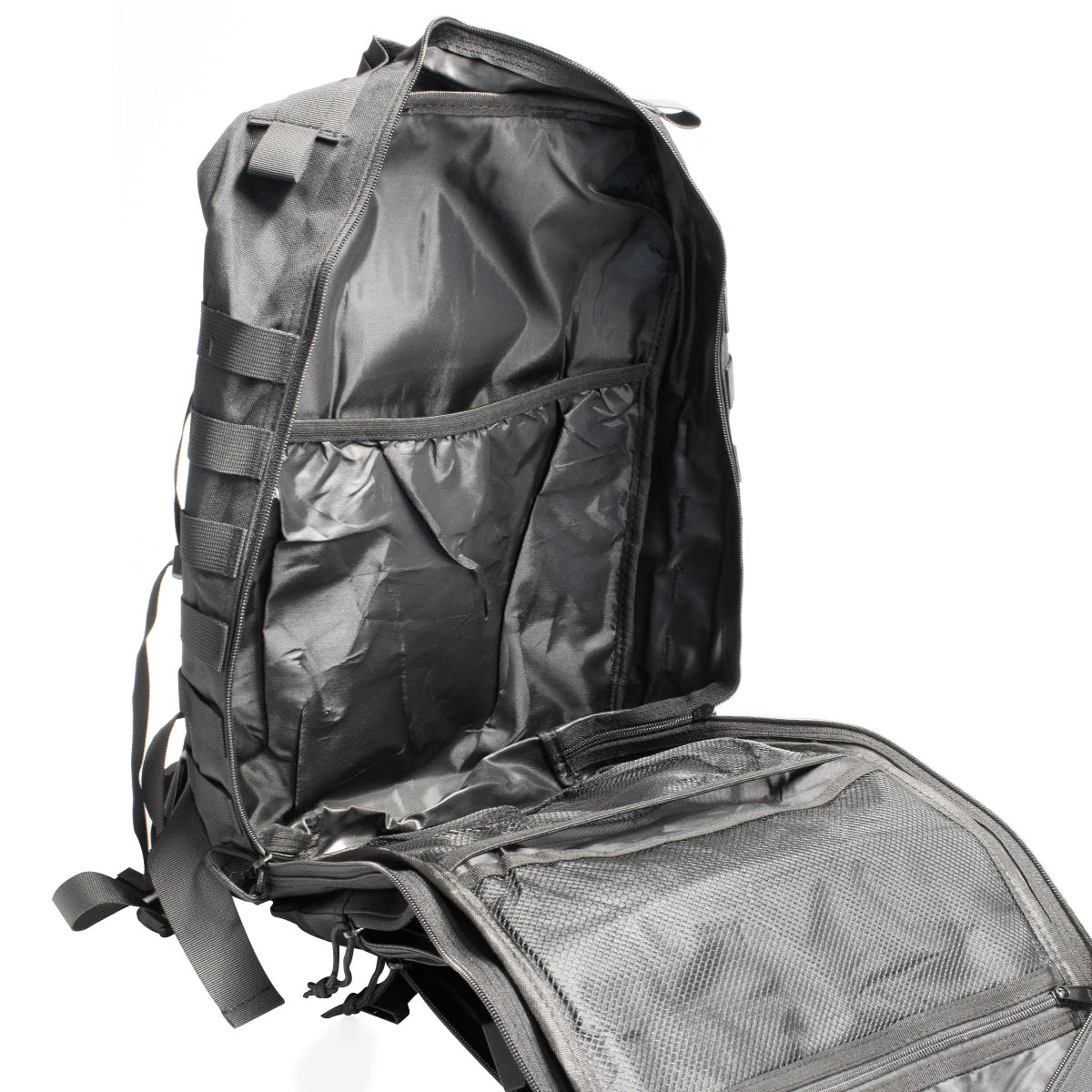 Trainingsrucksack, Schwarz & Patches 10 Trainingsrucksack, Schwarz & Patches – Bild 8