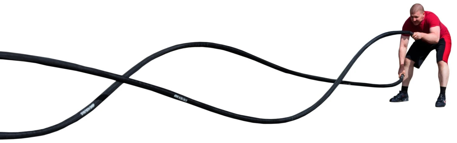 Seil, 12M X 38MM - Battle Rope 4 Seil, 12M X 38MM - Battle Rope – Bild 2