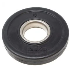 Gummierte Hantelscheiben – Schwarz 0,5-5kg 16 Gummierte Hantelscheiben – Schwarz 0,5-5kg -Gym Verkauf black rubber fraction plates 1.25kg 1 1