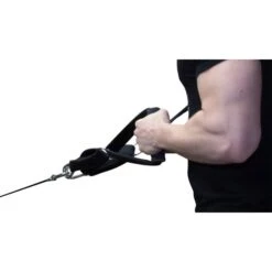 Schlaufen-Kabelgriffe (Paar), Schwarz, Multifunktional 10 Schlaufen-Kabelgriffe (Paar), Schwarz, Multifunktional -Gym Verkauf cable handles 3