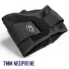 Neoprene Back Support, 7mm - Schwarz -Gym Verkauf close up velcro 1200x1200 crop center 7MM