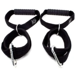 Schlaufen-Kabelgriffe (Paar), Schwarz, Multifunktional 13 Schlaufen-Kabelgriffe (Paar), Schwarz, Multifunktional -Gym Verkauf img 2153