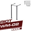 Riot WM-02 Single Cube Rig/Trainingsstation, Für Die Wandmontage 1 Riot WM-02 Single Cube Rig/Trainingsstation, Für Die Wandmontage -Gym Verkauf rig wm02 1q overview 1