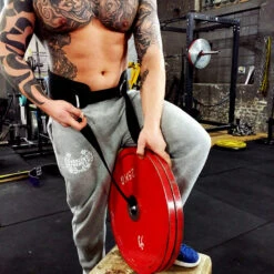 Dip-Gürtel Mit Strapazierfähiger Nylonschlaufe Und Zwei Ösen -Gym Verkauf robert shop