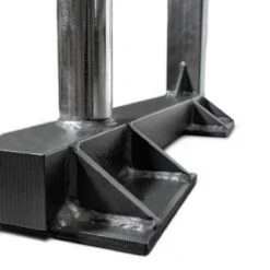 Silver Dollar Kreuzhebe-Aufsätze, Paar -Gym Verkauf sd foot close up