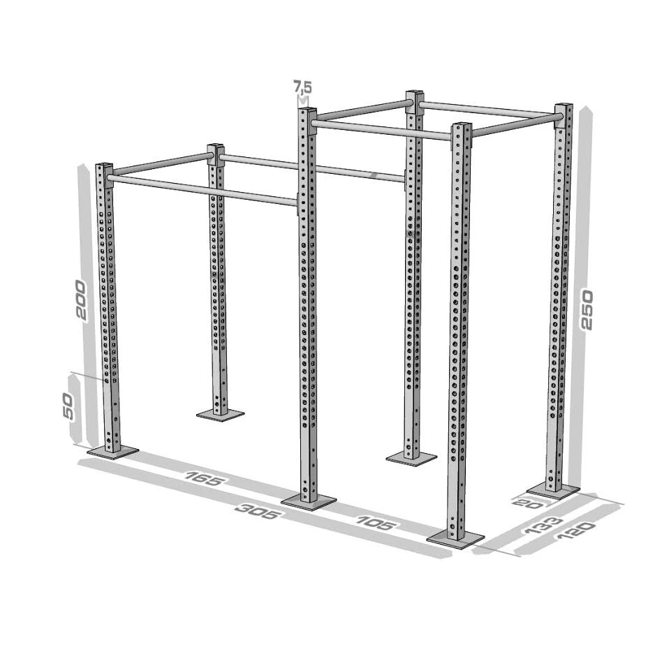 Riot FS-04 Single Cube Rig/Trainingsstation, 2.5m + 2m Verlängerung 4 Riot FS-04 Single Cube Rig/Trainingsstation, 2.5m + 2m Verlängerung – Bild 2