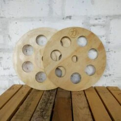 Holz Technik-Hantelscheiben, 1,5 Kg (Paar) -Gym Verkauf wooden plates store